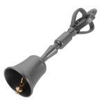 Toyvian Pirinç El Zili - Restoran Masa Için Vintage Stil Metal Zil - Yüksek Sesli Ve