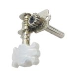 Toyvian Sicim Gitar Akortçuları Alet Çantası Gitar Akort Mandalları Ayar Mandalları Gitar Makine Kafaları Gitar Turner Gitar Akort Tuşları Gitar Mandalları Burun Evrensel Beyaz