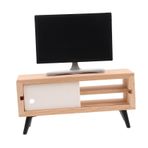 Toyvian Televizyon Modeli Minyatür Televizyon Mobilya 1 12 Ölçekli Mini Ev Oturma Odası Aletleri Mini Oturma Odası Dekoru Simülasyon Tv Yaşayan Minyatür Oyuncak Minyatür Ev Aletleri Odun