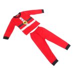 Toyvian Üst Ve Pantolon Uyku Takımı Noel Çocuk Uyku Giysileri Yürümeye Başlayan Çocuk Geceliği Cilt Dostu Noel Günü Bebek Beden 120 Kolay Temizlenir
