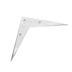 Toyvian V şeklinde tahta gitar köprü kuyruk parçası 6 telli köprü kuyruk parçası uçan krom eyer kuyruk parçası gitar kuyruk parçası gitar kuyruk parçası Silver