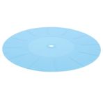 Toyvian Vinil Kayıt Matı Vinil Kayıt Temizleme Kiti Vinil Oyuncu Matı Pikap Matı Vinil Kayıt Pedi Pikap Kaymazlığı Karbon Fiber Fırçalar Izolasyon Anti-statik Kayıt Oynatıcı Silika Jeli
