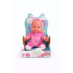 Toyx Sevimli Tavşan Kostümlü Oyuncak Bebek – Yumuşak Peluş Tasarım, 3+ Yaş (Pembe - Mavi - Beyaz) Pe