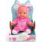 Toyx Sevimli Tavşan Kostümlü Oyuncak Bebek – Yumuşak Peluş Tasarım, 3+ Yaş (Pembe - Mavi - Beyaz)