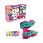 Toyz Dükkanım 03849 Takı Tasarla Hamur Seti 280 Gr -Fentoys Kız Erkek Çocuk Oyuncak Eğitici Oyuncaklar