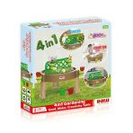 Toyz Dükkanım 3076 Kum Su Aktivite Masası 4 Ü 1 Arada -Dolu Kız Erkek Çocuk Oyuncak Eğitici Oyuncaklar