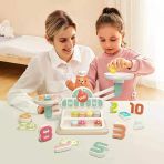 Toyz Dükkanım 3905 Sun-Ahşap Manyetik Terazi Alışveriş Oyunu Kız Erkek Çocuk Oyuncak Eğitici Oyuncaklar