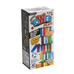 Toyz Dükkanım 7317 Renkli Plus Tower Süper Denge Oyunu 54Adet -Totteriq Kız Erkek Çocuk Oyuncak Eğitici Oyuncaklar