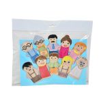 Toyz Dükkanım And-5087 T İnsanlar Parmak Kukla Se10lu Kız Erkek Çocuk Oyuncak Eğitici Oyuncaklar