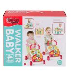 Toyz Dükkanım Bıb-6018 Pianolu Yürüme Arkadaşı 4In1 Kız Erkek Çocuk Oyuncak Eğitici Oyuncaklar