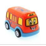 Toyz Dükkanım Çek Bırak Mini Sevimli Turuncu Otobüs Kız Erkek Çocuk Oyuncak Eğitici Oyuncaklar