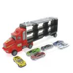 Toyz Dükkanım Fırlatma Rampalı Araç Taşıyıcı Kırmızı Kamyon Kız Erkek Çocuk Oyuncak Eğitici Oyuncaklar