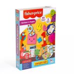Toyz Dükkanım Fp 13411 Fisher Price Baby Puzzle Numbers Shapes Kız Erkek Çocuk Oyuncak Eğitici Oyuncaklar