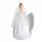 Toyz Dükkanım Gelinlikli Bebek Alisha 29Cm Kız Erkek Çocuk Oyuncak Eğitici Oyuncaklar