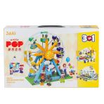 Toyz Dükkanım Jk2180 Jaki Sissi'nin Eğlence Parkı 3In1 Blok Seti -Vagon Life Kız Erkek Çocuk Oyuncak Eğitici Oyunc