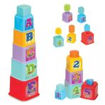 Toyz Dükkanım Kare Kule Bultak Bebek Aktivide Oyun Seti Kız Erkek Çocuk Oyuncak Eğitici Oyuncaklar