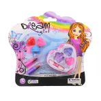 Toyz Dükkanım Kelebek Tokalı Kalp Kutu Mini Makyaj Seti Kız Erkek Çocuk Oyuncak Eğitici Oyuncaklar