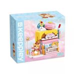 Toyz Dükkanım Kp28006 Keeppley Red Cat Cake Shop -Vagon Life Kız Erkek Çocuk Oyuncak Eğitici Oyuncaklar
