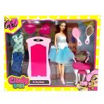 Toyz Dükkanım Oydaş Cindy Doll Dolaplı Makyaj Masalı Bebek 02453 Kız Erkek Çocuk Oyuncak Eğitici Oyuncaklar