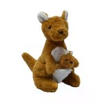 Toyz Dükkanım Peluş 40Cm Kanguru Halley Kız Erkek Çocuk Oyuncak Eğitici Oyuncaklar