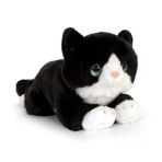 Toyz Dükkanım Peluş Siyah Kedi 25Cm Kız Erkek Çocuk Oyuncak Eğitici Oyuncaklar