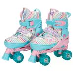 Toyz Dükkanım Rising Sports Işıklı 4 Teker Ayarlanabilir Paten 34-37 Kız Erkek Çocuk Oyuncak Eğitici Oyuncaklar
