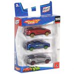 Toyz Dükkanım Speed Racer Road Series Metal Model Araba Seti 3'Lü Kız Erkek Çocuk Oyuncak Eğitici Oyuncaklar