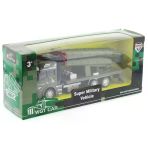 Toyz Dükkanım Sürtmeli Die Cast Metal Roketatar Rampalı Askeri Kamyon Kız Erkek Çocuk Oyuncak Eğitici Oyuncaklar