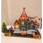 ToyznKidz 65 Parça Noel Evi Manyetik Yapı Blokları-Steam Eğitici Karo Oyun Seti (7.5 Cm)