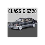 toyzzhome Mercedes Benz S320L Siyah Diecast Model Araba Mercedes Benz W140 320SEL Makam Arabası toyzhome