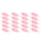 Toz Geçirmez Maske, Rahat 3D Yapı Temizlemesi Kolay 20 Adet Kadınlar Için Çok Amaçlı Toz Yüz Kapağı (PINK)