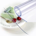 Toz Geçirmez Şeffaf Plastik Masa Örtüsü Koruyucu - Dikdörtgen Masa Örtüsü 60x120, 70x150, 80x140, 90x180, 100x200, 110x150, 120x160 cm - Mutfak, Yemek Odası, Masa Koruması için İdeal