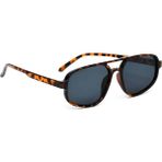 Toz Vintage Blink Leopar Desenli Siyah Cam Kemik Çerçeve Vintage Retro Unisex Güneş Gözlüğü - Yeni Üretim - Kahverengi