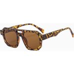 Toz Vintage Caspian Vintage & Retro Güneş Gözlüğü - Leopar