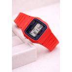 Toz Vintage Cavrel Kırmızı Dijital Spor Retro Unisex Vintage Retro Saat
