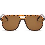 Toz Vintage Dark Vintage Retro Güneş Gözlüğü - Leopar
