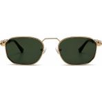 Toz Vintage Davnor Gold Metal Çerçeve Vintage Retro Köşeli Güneş Gözlüğü UV400 - Altın
