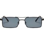 Toz Vintage Drizmo Dörtgen Unisex Retro Güneş Gözlüğü - Siyah