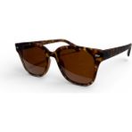 Toz Vintage Edran Leopar Çerçeve Vintage Retro Güneş Gözlüğü - Kahverengi