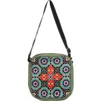 Toz Vintage Etnik Desenli Omuz Çantası - 35 x 35