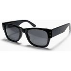 Toz Vintage Fevron Siyah Retro Köşeli Kemik Kalın Sap Unisex UV400 Vintage Retro Güneş Gözlüğü