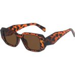 Toz Vintage Formless Vintage & Retro Güneş Gözlüğü - Leopar