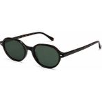 Toz Vintage Herel Leopar Desenli Oval Vintage Retro Güneş Gözlüğü
