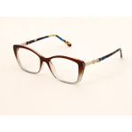Toz Vintage Hoven Optik Uyumlu Vintage Retro Gözlük - Mavi
