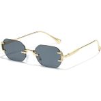 Toz Vintage Hurion Siyah Geometrik Vintage Retro Güneş Gözlüğü