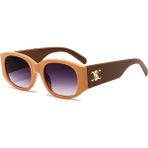 Toz Vintage Kahverengi Zantara Vintage & Retro Güneş Gözlüğü - Krem