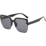 Toz Vintage Kosira Siyah Vintage & Retro Unisex Çerçevesiz Güneş Gözlüğü