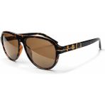 Toz Vintage Kuvaro Leopar Retro Oval Kemik Unisex UV400 Vintage Retro Güneş Gözlüğü - Çok Renkli