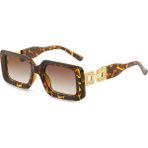 Toz Vintage Leopar Davin Vintage Retro Güneş Gözlüğü