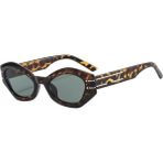 Toz Vintage Madeline Vintage Retro Güneş Gözlüğü - Leopar